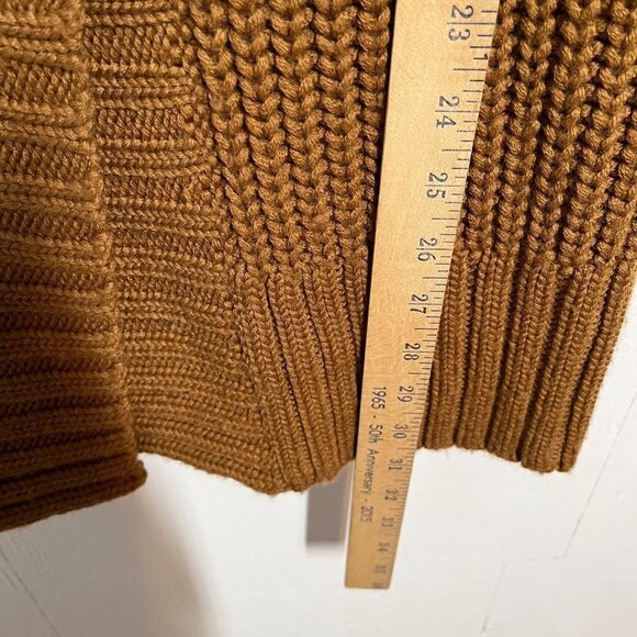 Soft Surroundings Sweater Brown Knit Short Sleeved Women Size Medium - Picture 4 of 5